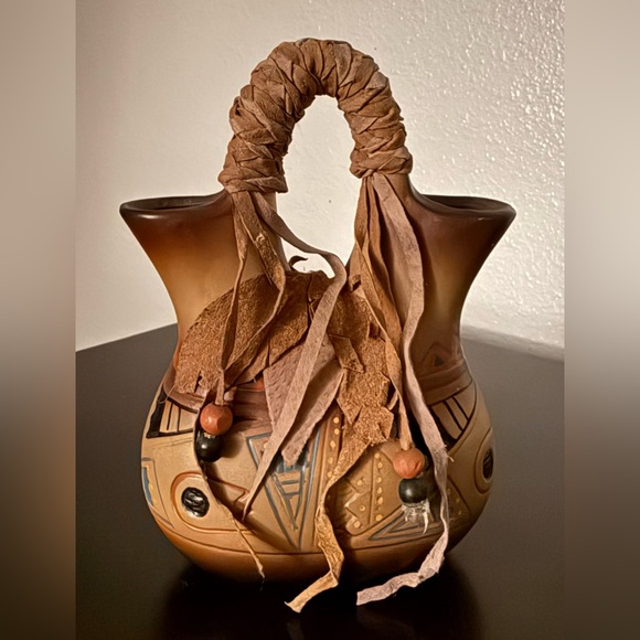 ✨ Southwest Wedding VaseHandcrafted Ceramic Double-Spout Decor